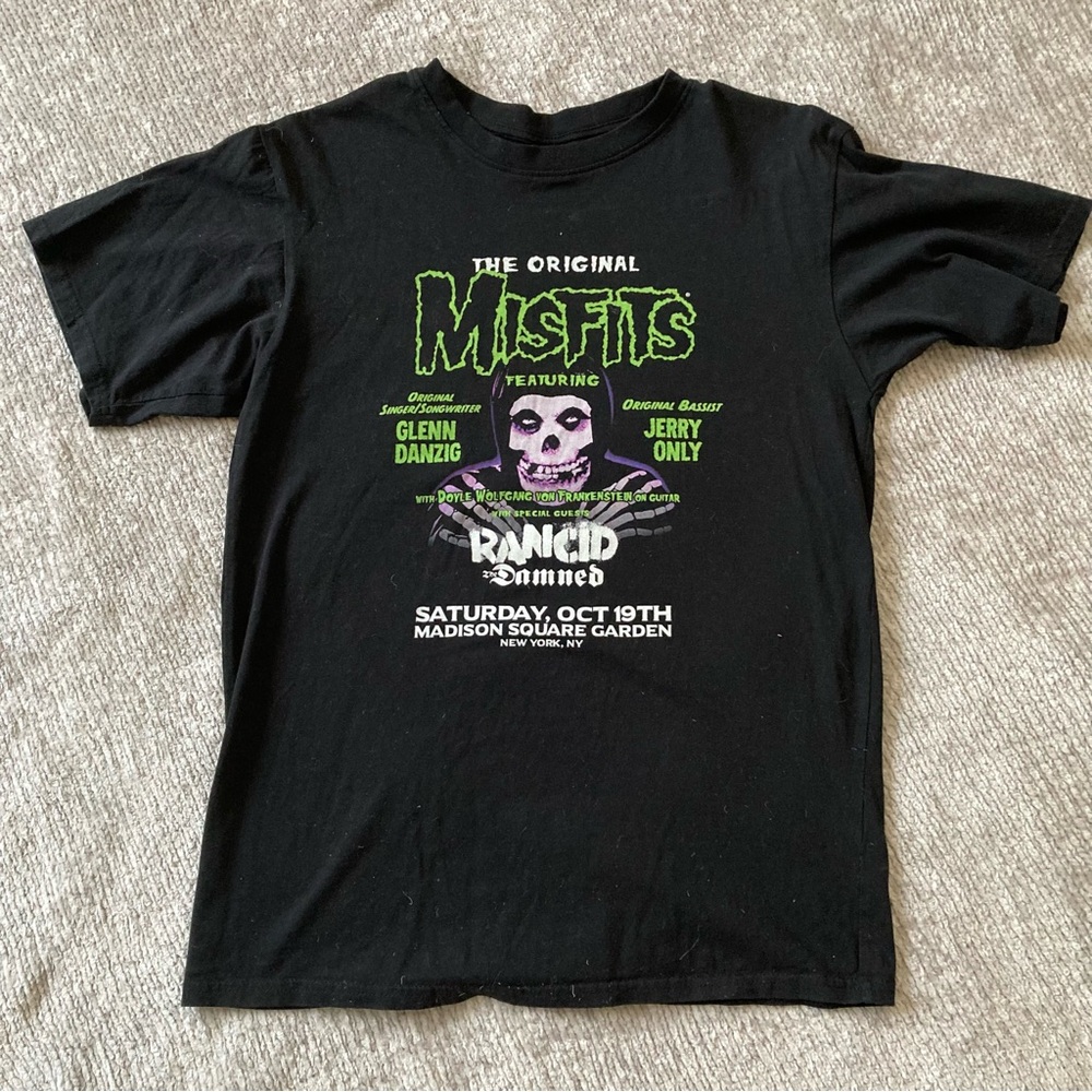 Original Misfits‎ Concert T-Shirt Small Madison Square Garden NYC Horror Punk